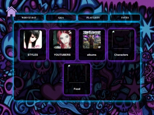 aboutme/favs screenshot