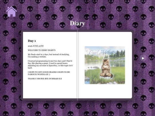diarys/diary screenshot