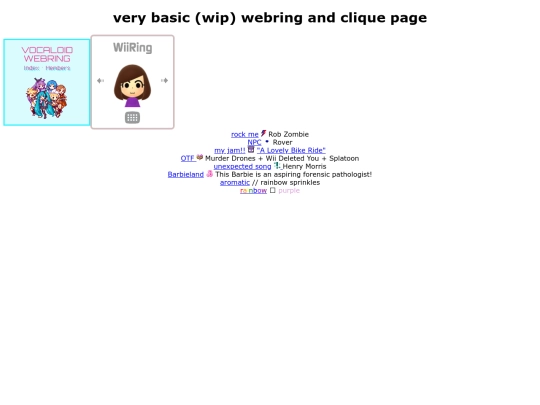 webrings/mywebrings screenshot