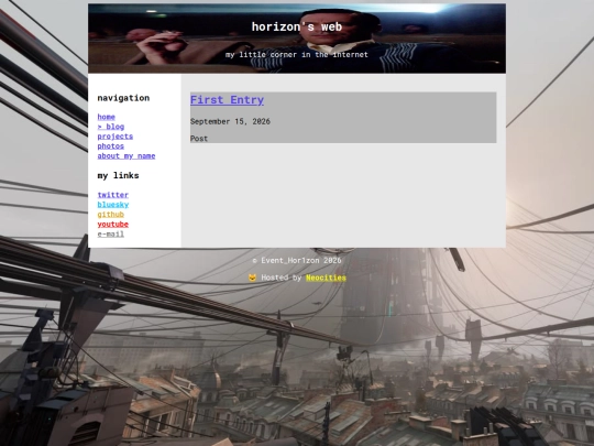 blog screenshot