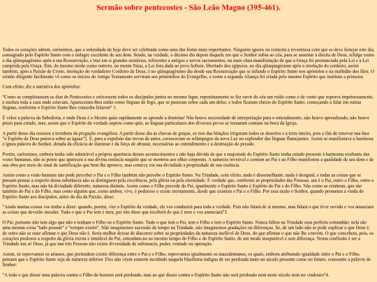 doc/sermao-sobre-pentecostes-sao-leao-magno screenshot