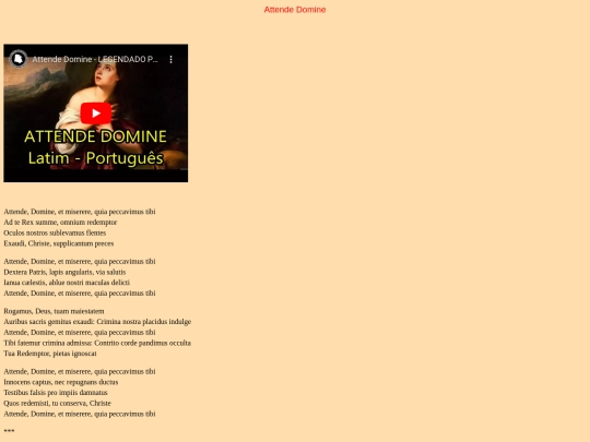 outros/Attende-Domine screenshot