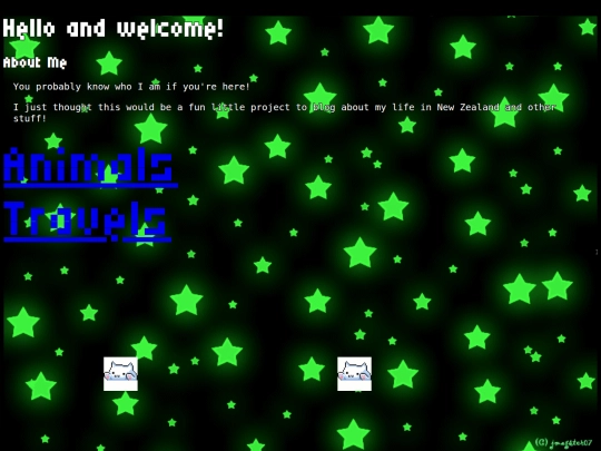 Homepage screenshot