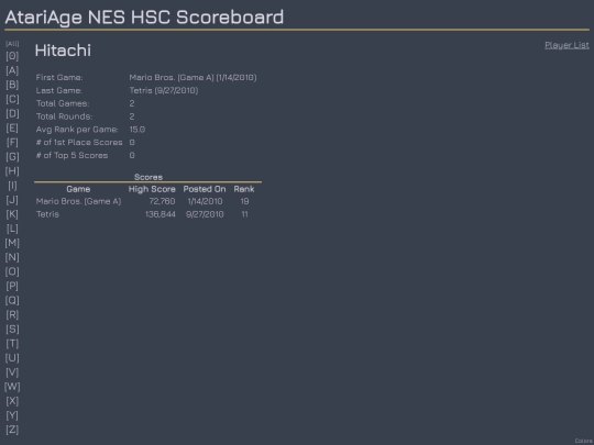 Players/Hitachi screenshot