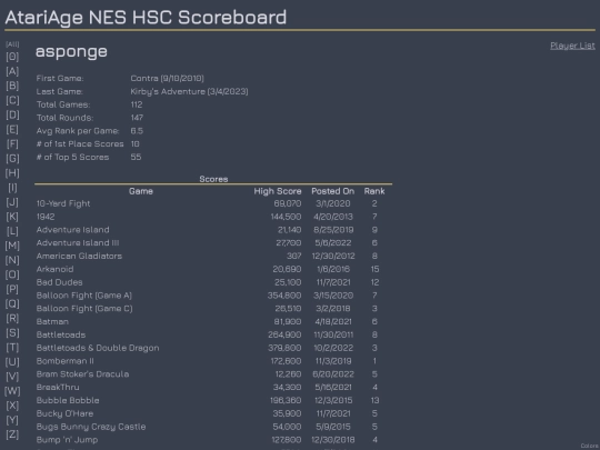 Players/asponge screenshot