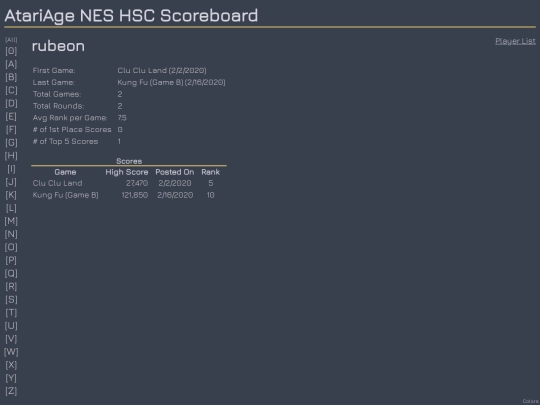 Players/rubeon screenshot