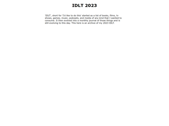 idlt/idlt2023 screenshot