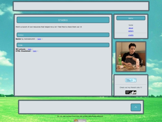 credits screenshot