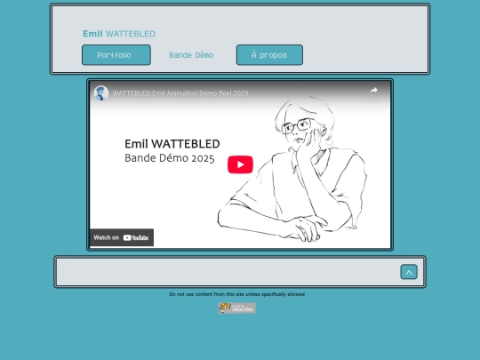 portfolio_bandedemo screenshot
