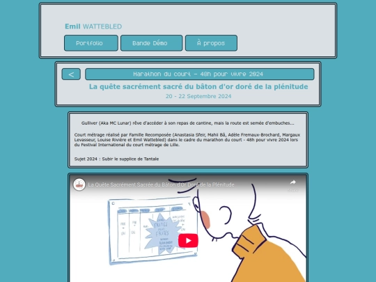 portfolio_laquete screenshot