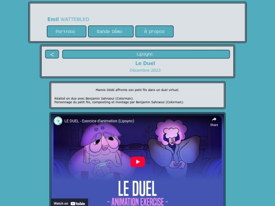 portfolio_lipsync screenshot