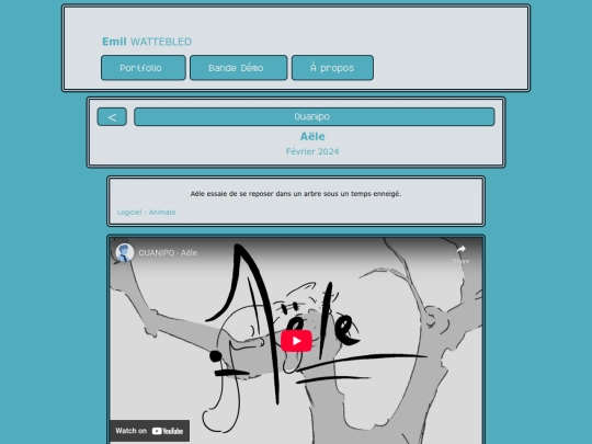 portfolio_ouanipo screenshot