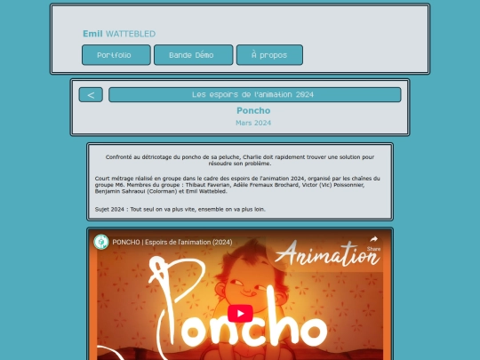 portfolio_poncho screenshot