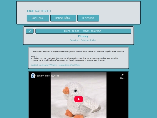 portfolio_timmy screenshot