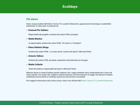 chisiamo screenshot