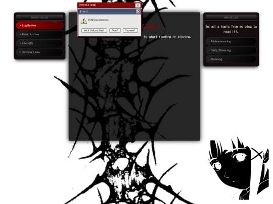 Blog screenshot