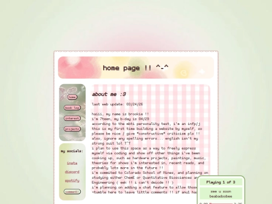 index screenshot