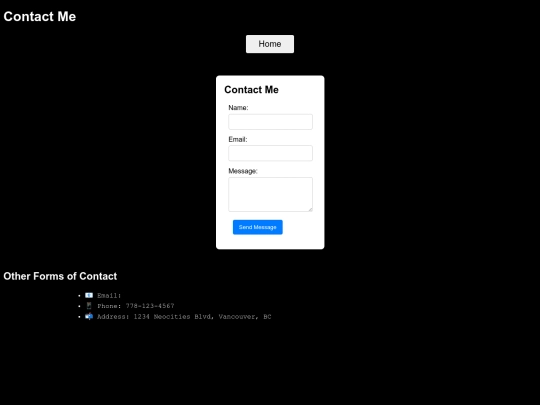 contact screenshot