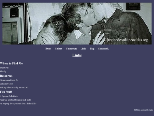 links screenshot