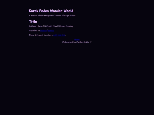 templatepostingan screenshot