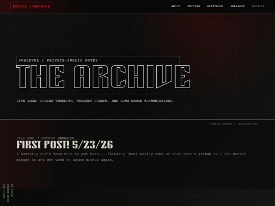 archive screenshot