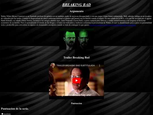 Breaking screenshot
