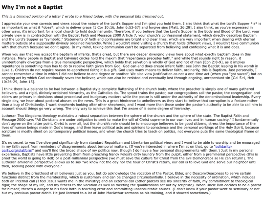 baptist screenshot