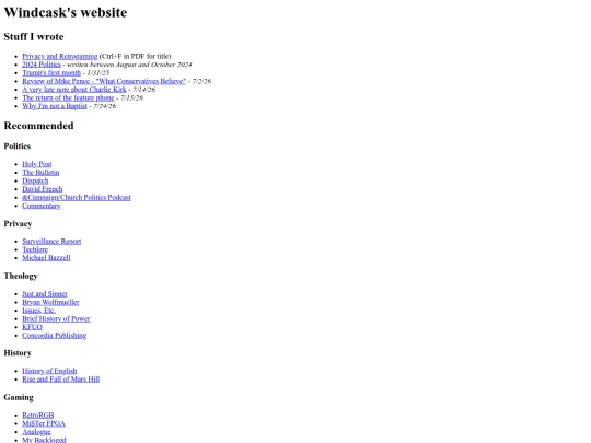 index screenshot