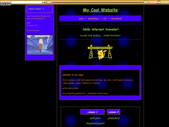 index screenshot