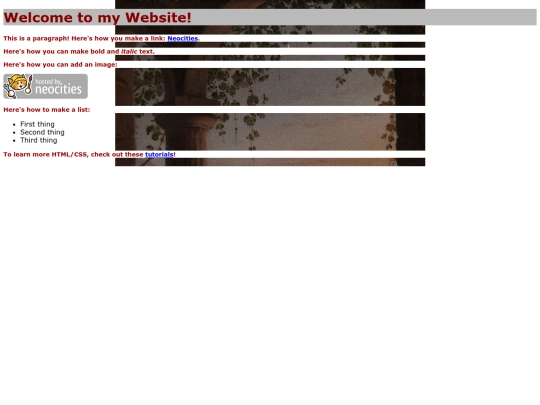 index screenshot
