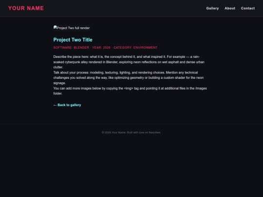 projects/project2 screenshot