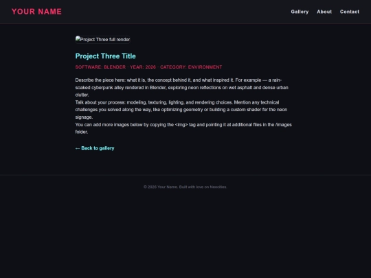 projects/project3 screenshot