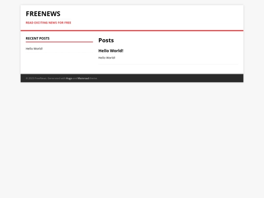 posts/page/1 screenshot