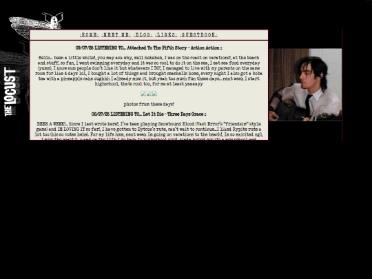 blog screenshot