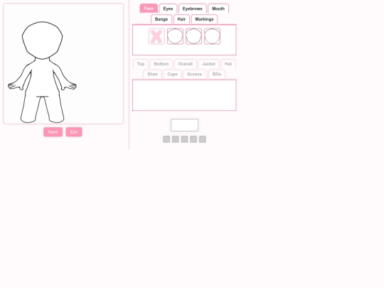 games/dressup screenshot