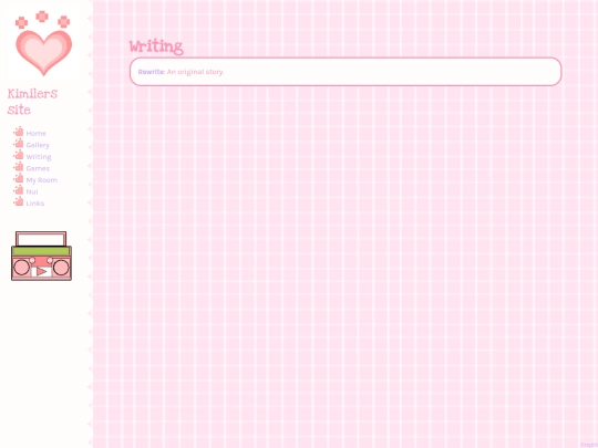 writing screenshot