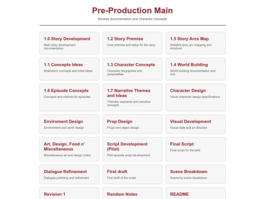 Pre-Production screenshot
