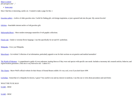 funstuffcontents/coolwebsites screenshot