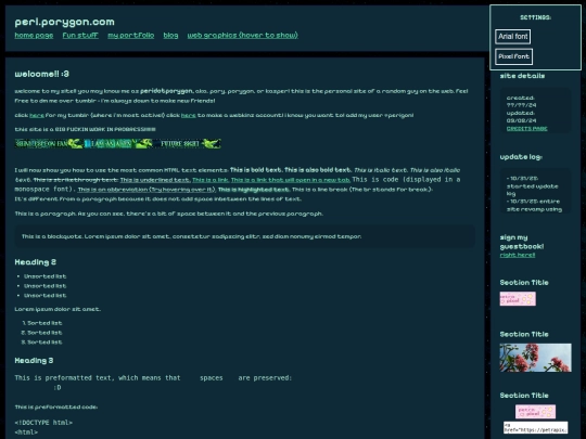 index screenshot