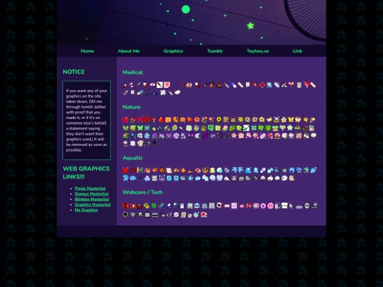 pixel pages/themes screenshot