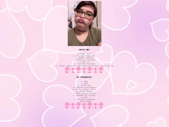 aboutme screenshot