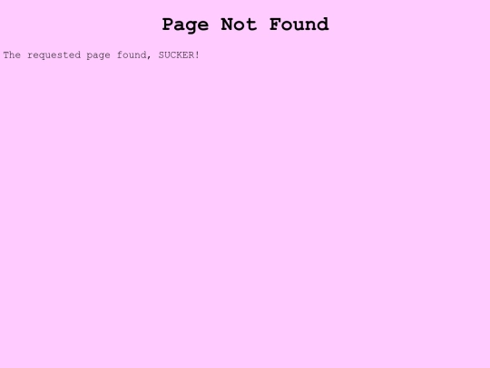 not_found screenshot