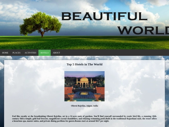 Hotels screenshot