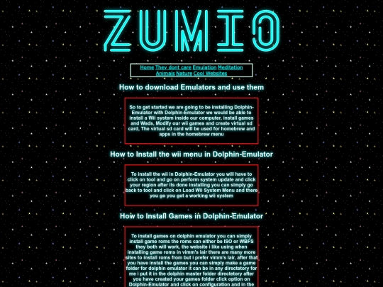emulation screenshot