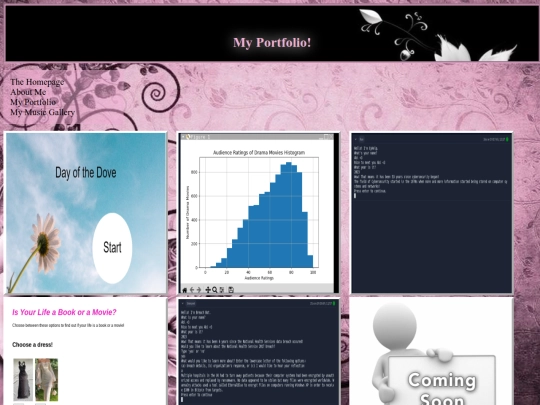 portfolio screenshot