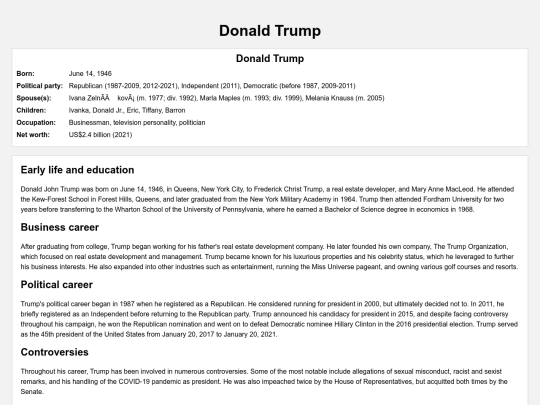 ai/trump screenshot