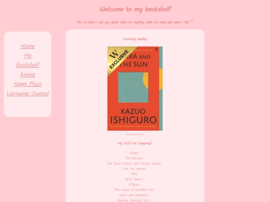 bookshelf screenshot