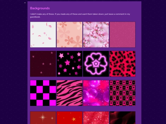 backgrounds screenshot