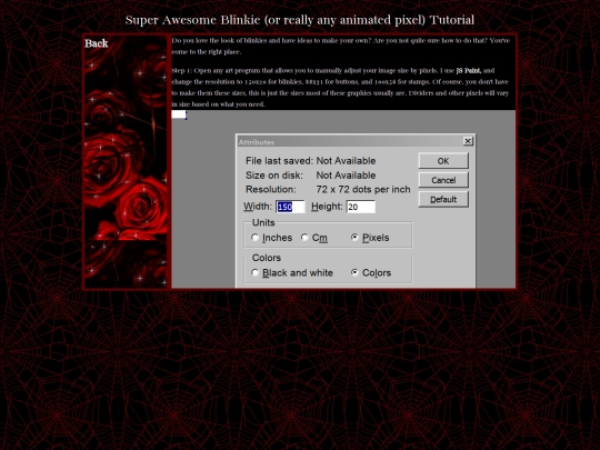 blinkietut screenshot