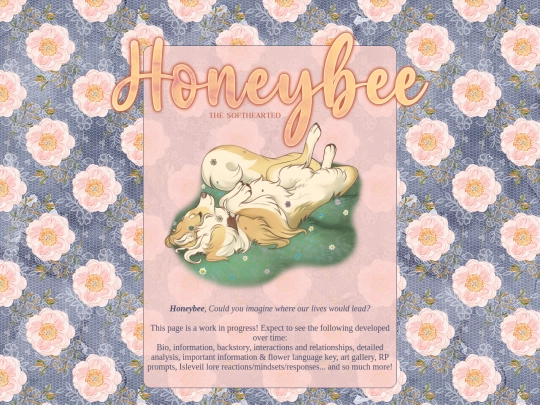 CharacterHub/honeybee screenshot
